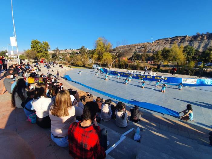 El patinaje artístico logra después de mucho tiempo mostrar su trabajo en público en Vallenar.