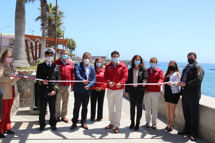 Autoridades Inauguraron el nuevo Borde Costero de Huasco