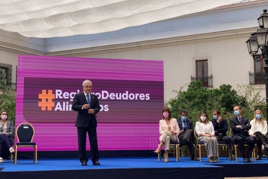 Presidente de la República promulga ley que crea registro nacional de deudores de pensiones de alimentos.