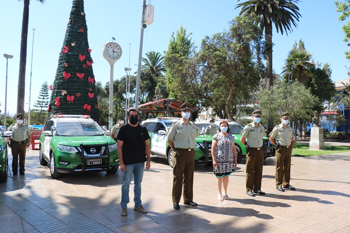 Nuevos vehículos se suman para el fortalecimiento de la labor policial en la Provincia del Huasco