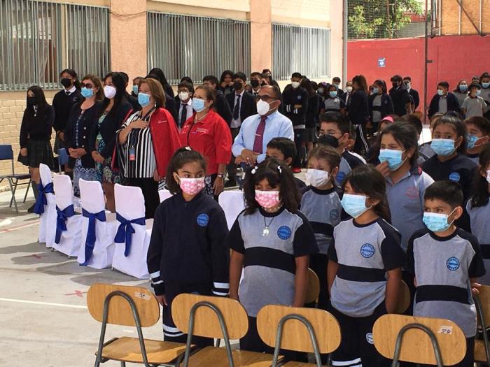 En la escuela Bethel de Vallenar se dio el vamos al año escolar con clases presenciales para este 2022.