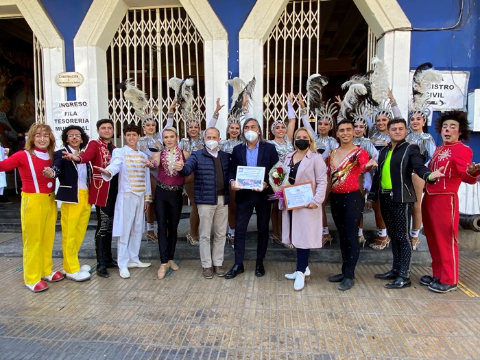 Artistas circenses presentes en el día de los patrimonios