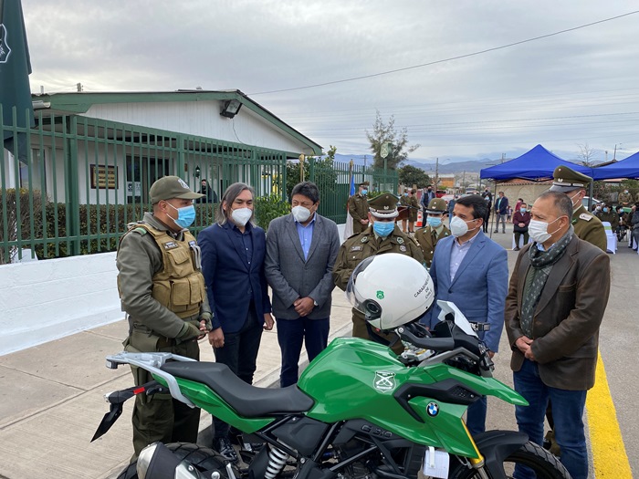 Nuevos vehículos policiales para la provincia del Huasco para combatir la delincuencia anuncio Carabineros y el Gobierno