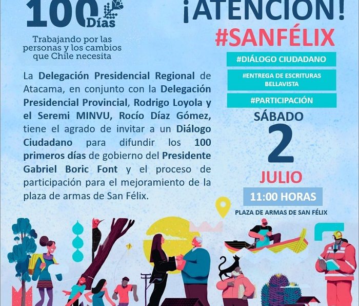 DPP Huasco invita a participar de la segunda jornada de Diálogos Ciudadanos