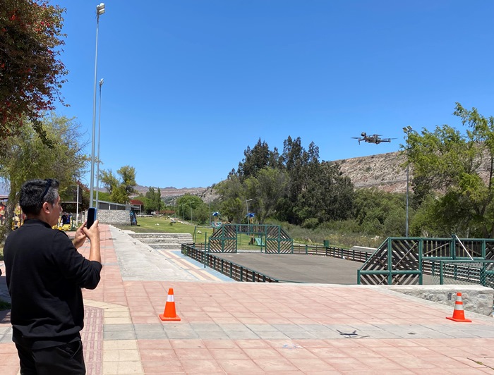 DPP evalúa trabajo de seguridad con drones para la Provincia