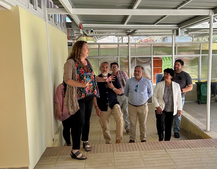 Todo listo para el inicio del año escolar en escuela República de Los EE.UU. en Vallenar