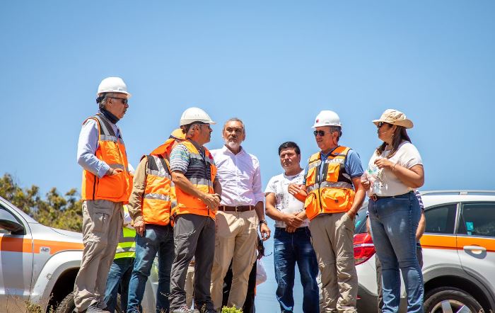 Director Nacional de Vialidad visitó las obras de la ruta C-46 Freirina – Huasco