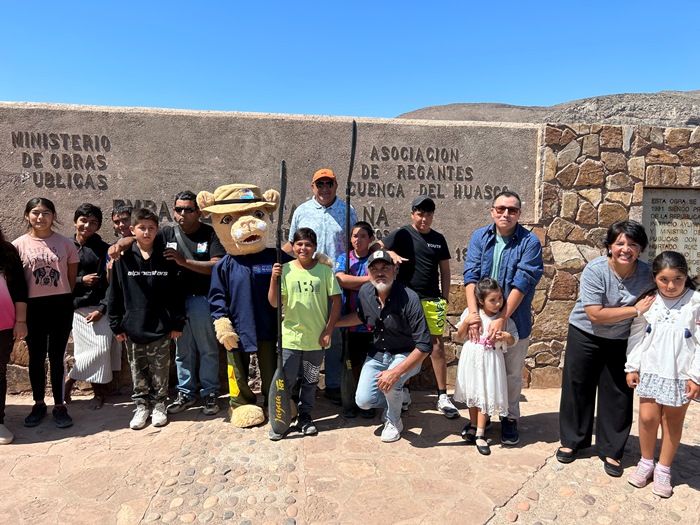 Día mundial del agua en el Embalse Santa Juana en Vallenar