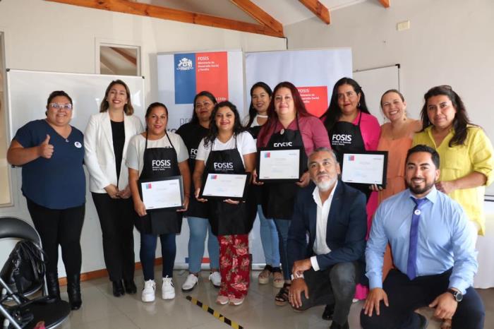 Felices emprendedoras Vallenarinas fueron certificadas por FOSIS