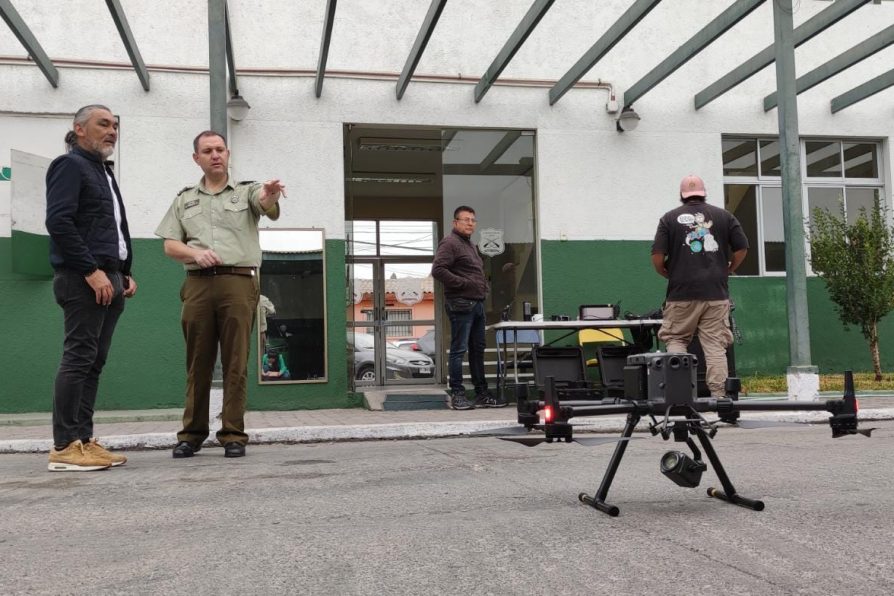 Despliegue especial de drones se realizó en Vallenar <strong>por inicio del año escolar 2023</strong>