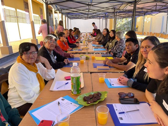 Profesionales del area social de la DPP Huasco en dialogo participativo “Hablemos de cuidados”,