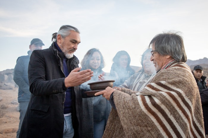 Representantes de pueblos originarios de la provincia del Huasco dan la bienvenida al solsticio de invierno en la conmemoración del Año Nuevo indígena