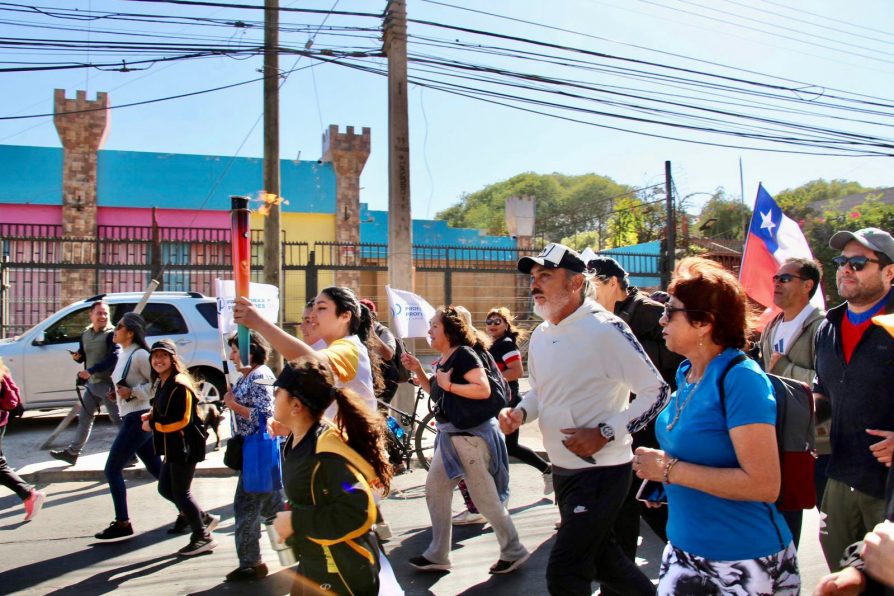 Deportistas de la Provincia de Huasco portaron la antorcha  de los Juegos Panamericanos y Parapanamericanos”.