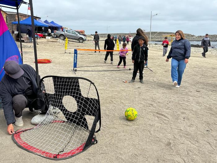 El dia nacional del deporte presente tambien en los sectores mas apartados