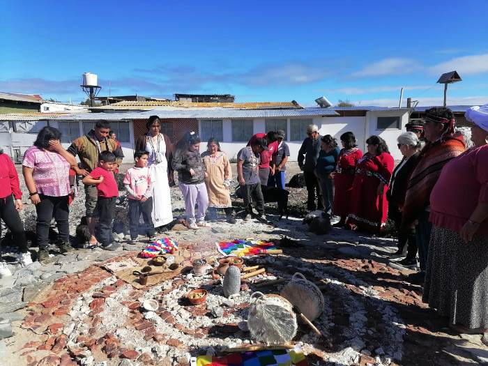 Representantes de comunidades diaguitas de Punta de Lobos, celebraron Solsticio de Invierno.