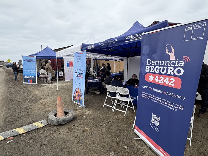 Gobierno en terreno en Caleta Los Bronces en Freirina