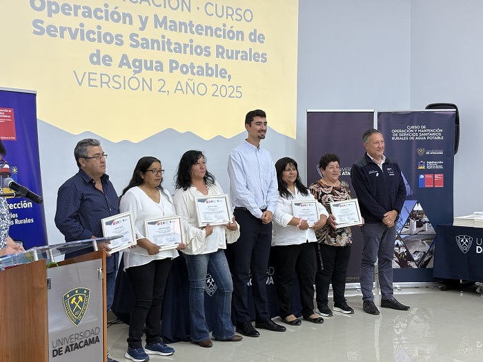 Certifican a dirigentes de Servicios Sanitarios Rutales de la región