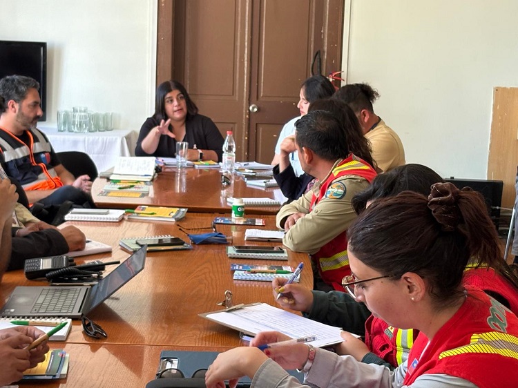 Mesa de trabajo para la prevención de incendios forestales refuerza coordinación en la provincia del Huasco