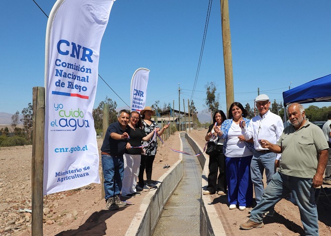 Inauguran obra de riego en Vallenar con financiamiento de la Comisión Nacional de Riego