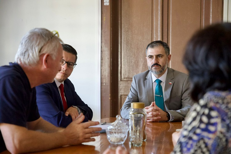 Dirigentes de Camara de Comercio de Vallenar se reunen con Delegado Presidencial del Huasco
