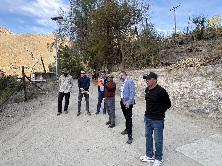 Coordinación en terreno con dirigentes sociales