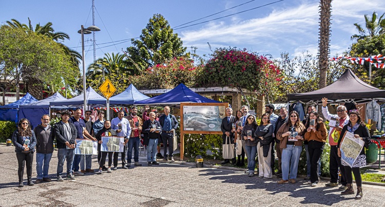GEF Gobernanza Marino Costera e instituciones presentaron en Plaza de Freirina el “Circuito Patrimonial Costero Freirina – La Higuera”